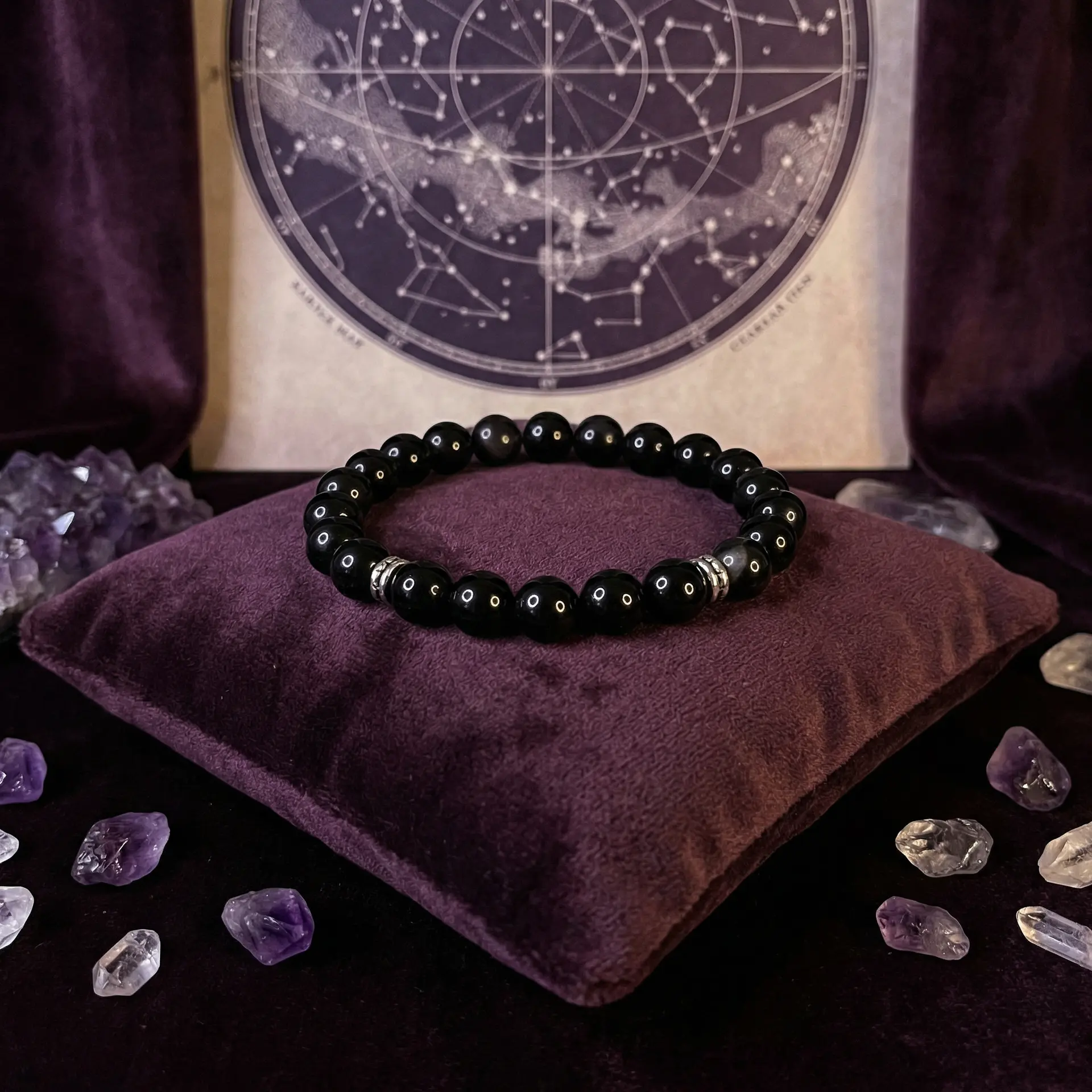 黑曜石手链 - 每日吃瓜 | 能量饰品